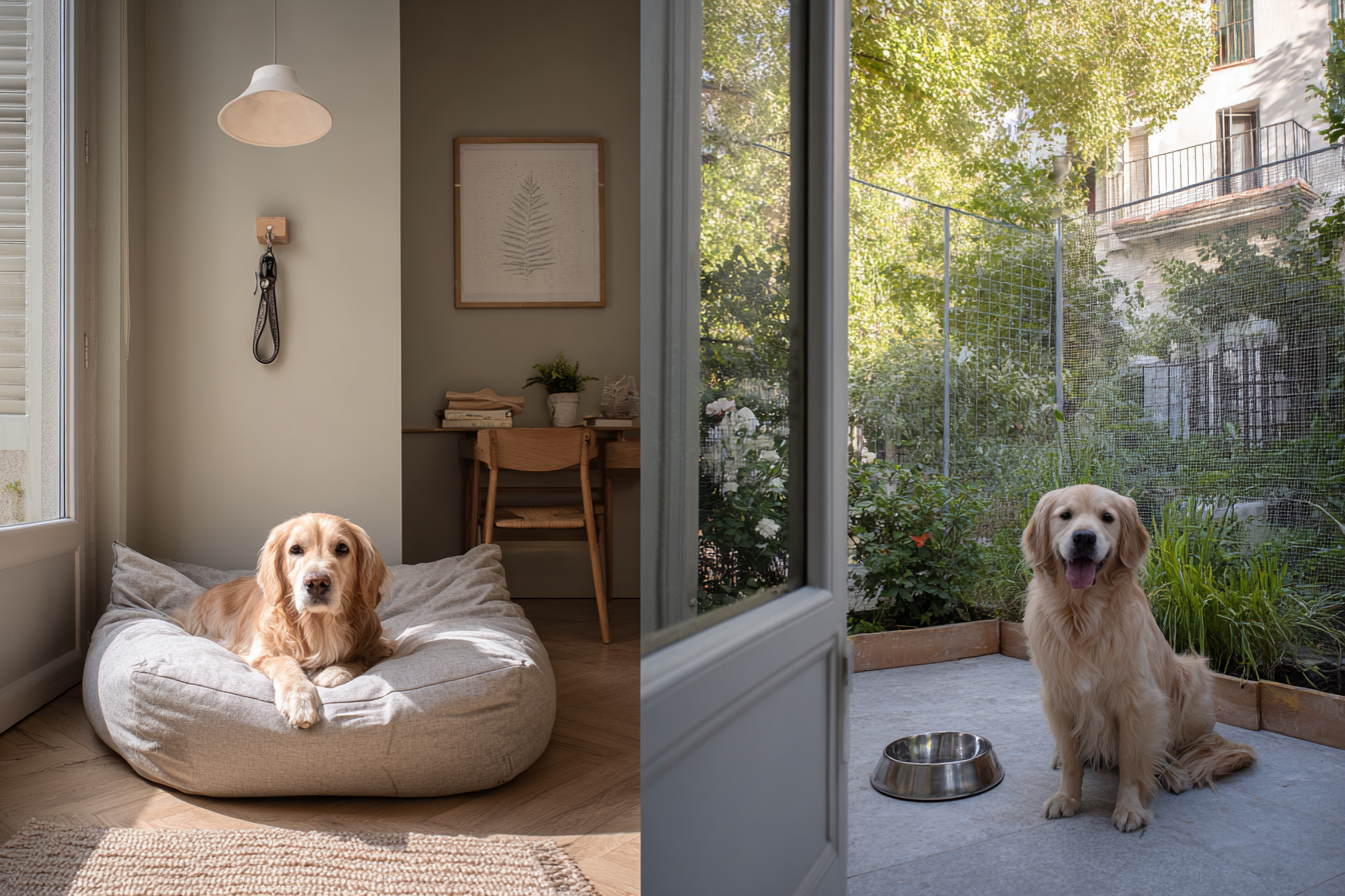 Adaptación a piso vs. casa con jardín: guía práctica